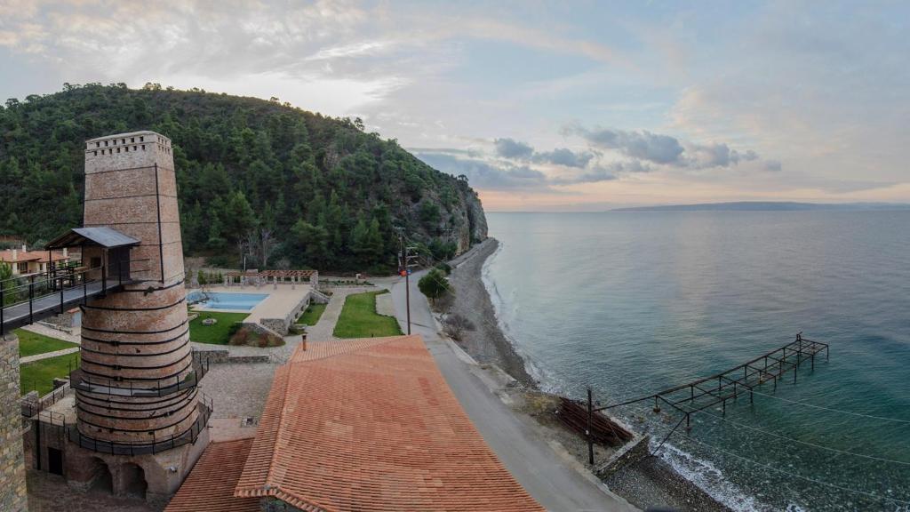 Kaminos Resort Límni Buitenkant foto