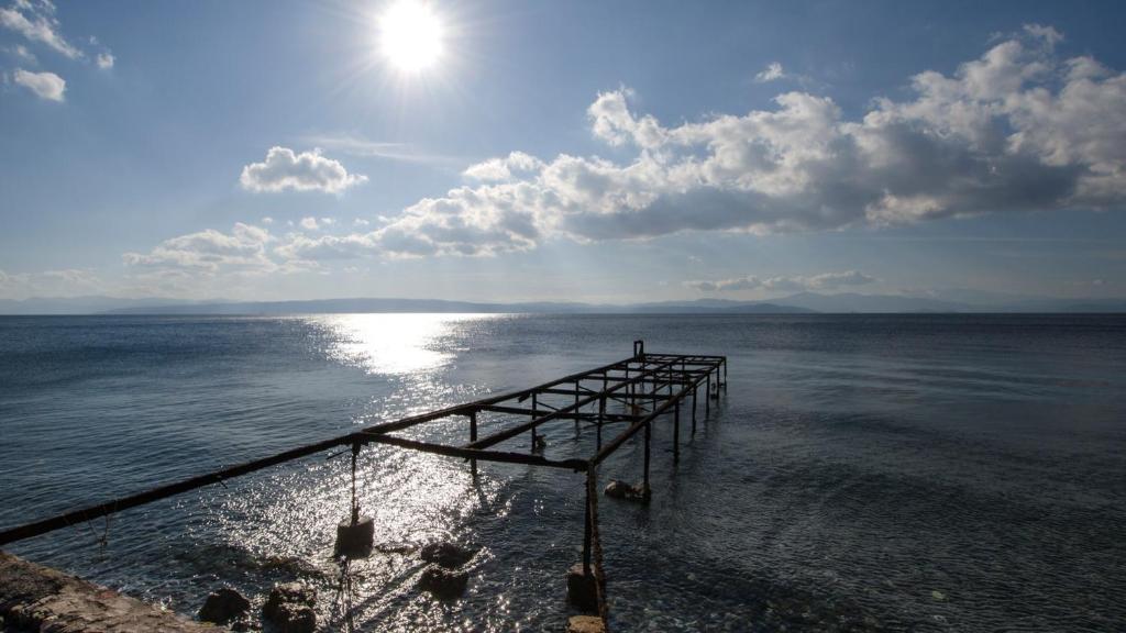 Kaminos Resort Límni Buitenkant foto