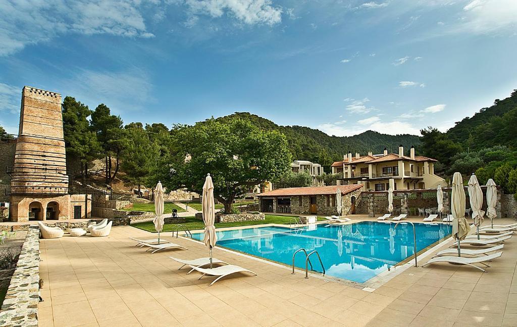 Kaminos Resort Límni Buitenkant foto