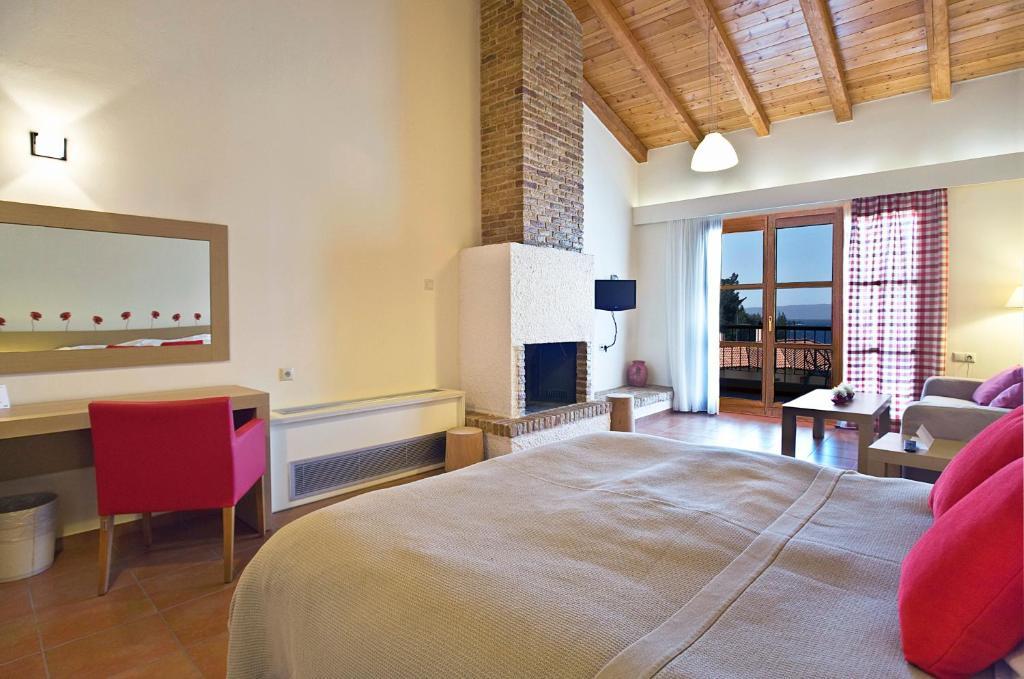 Kaminos Resort Límni Buitenkant foto