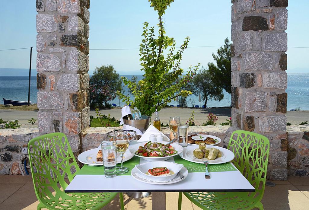 Kaminos Resort Límni Buitenkant foto