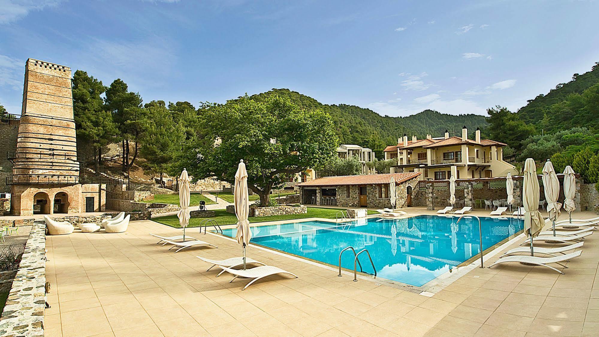 Kaminos Resort Límni Buitenkant foto